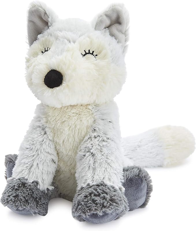 warmies 棉花糖狐狸毛绒玩具,灰色,0.76 kg